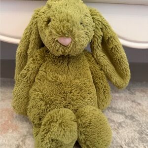 Jellycat bashful bunny green/moss medium 12' RETIRED